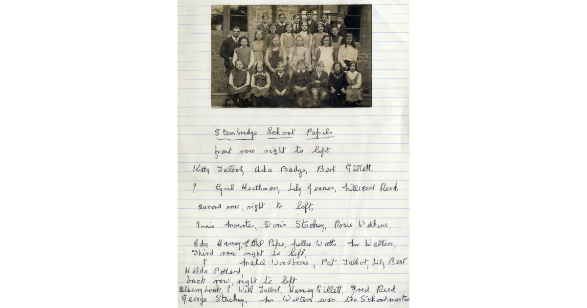 Stembridge School pupils and teacher
